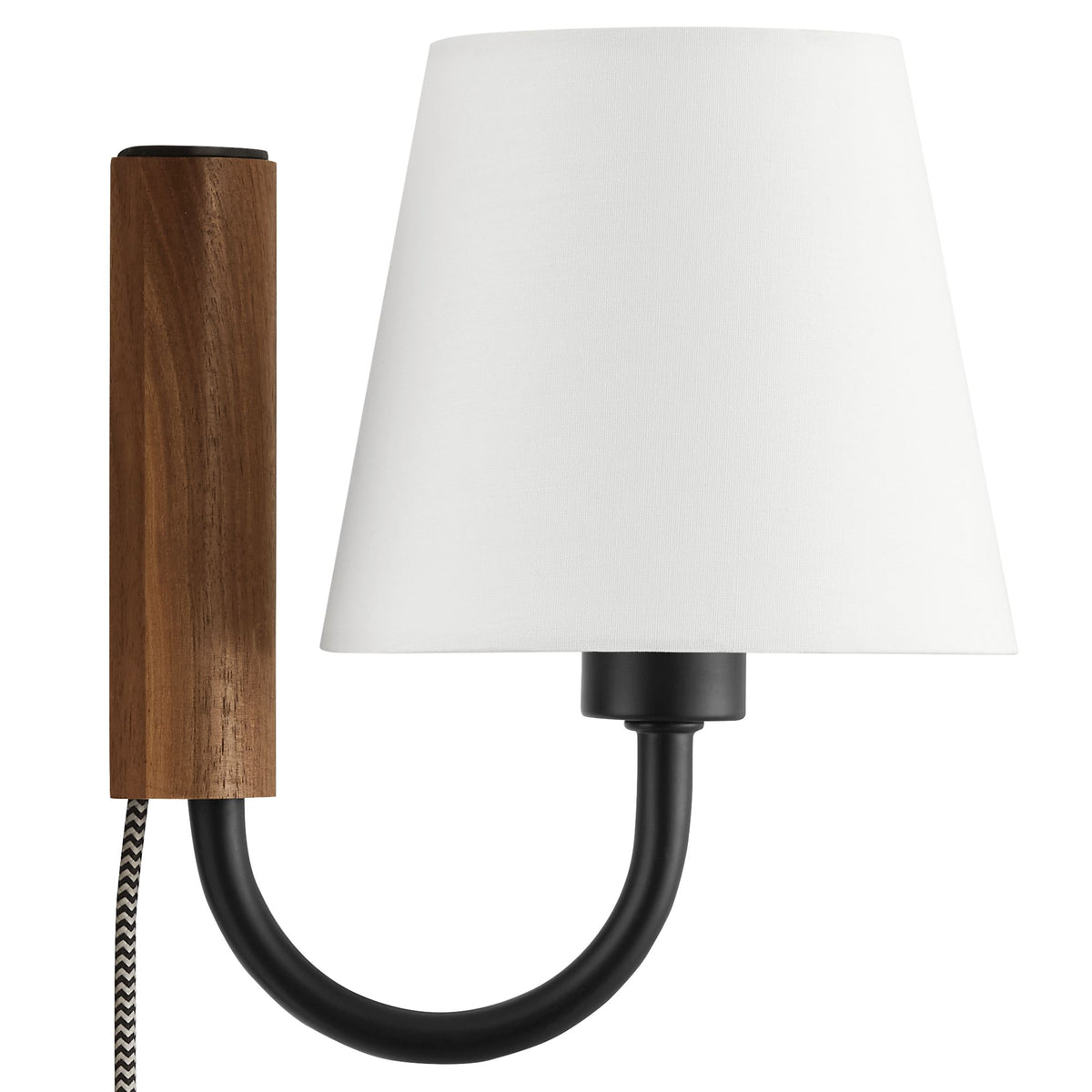 Sunlit Swivel Wall Sconce in Walnut Black