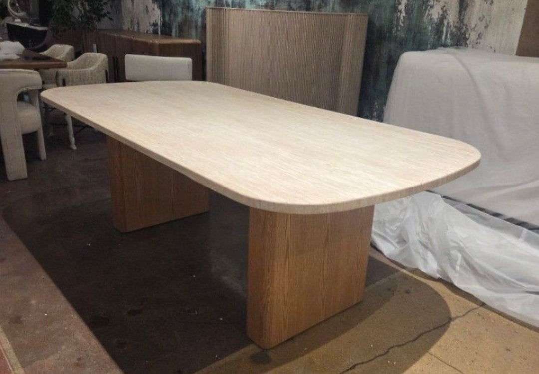Marlow Travertine Dining