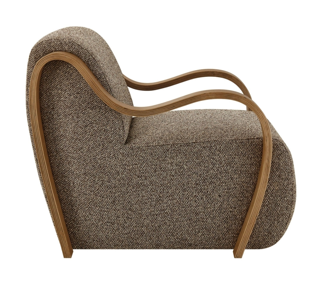Le Coeur accent chair - shroom color