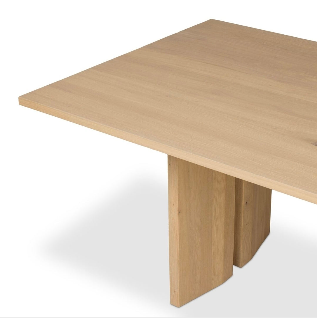 Emerald Solid Oak Dining Table
