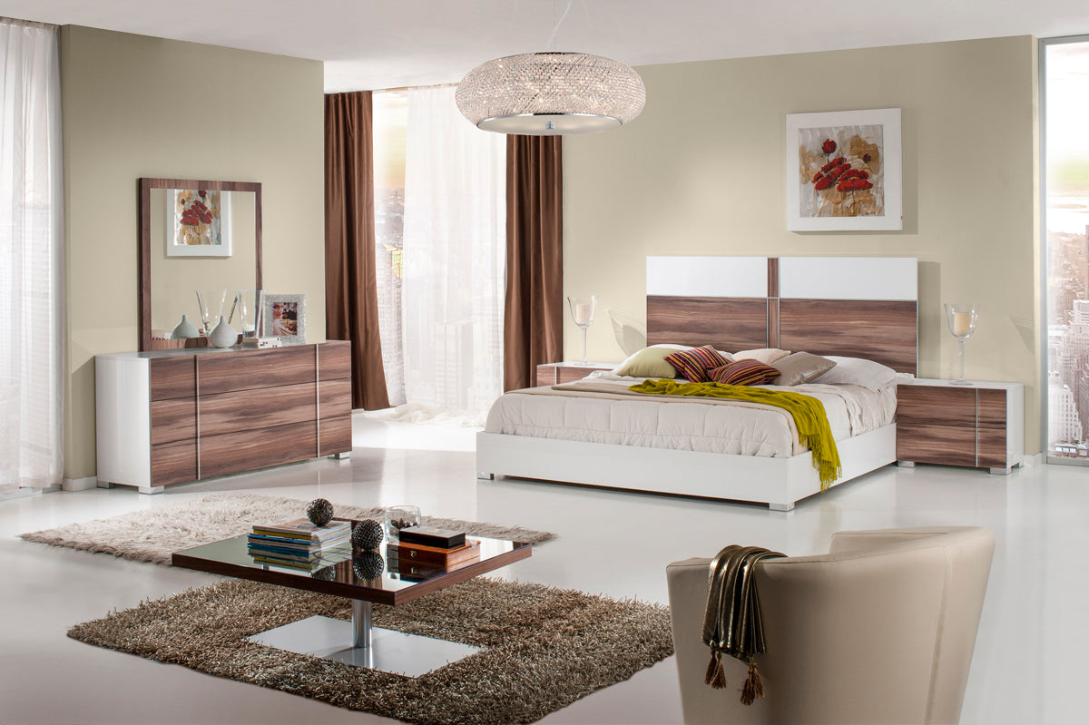 Nova Domus Giovanna Italian Mid-Century Cherry Mirror