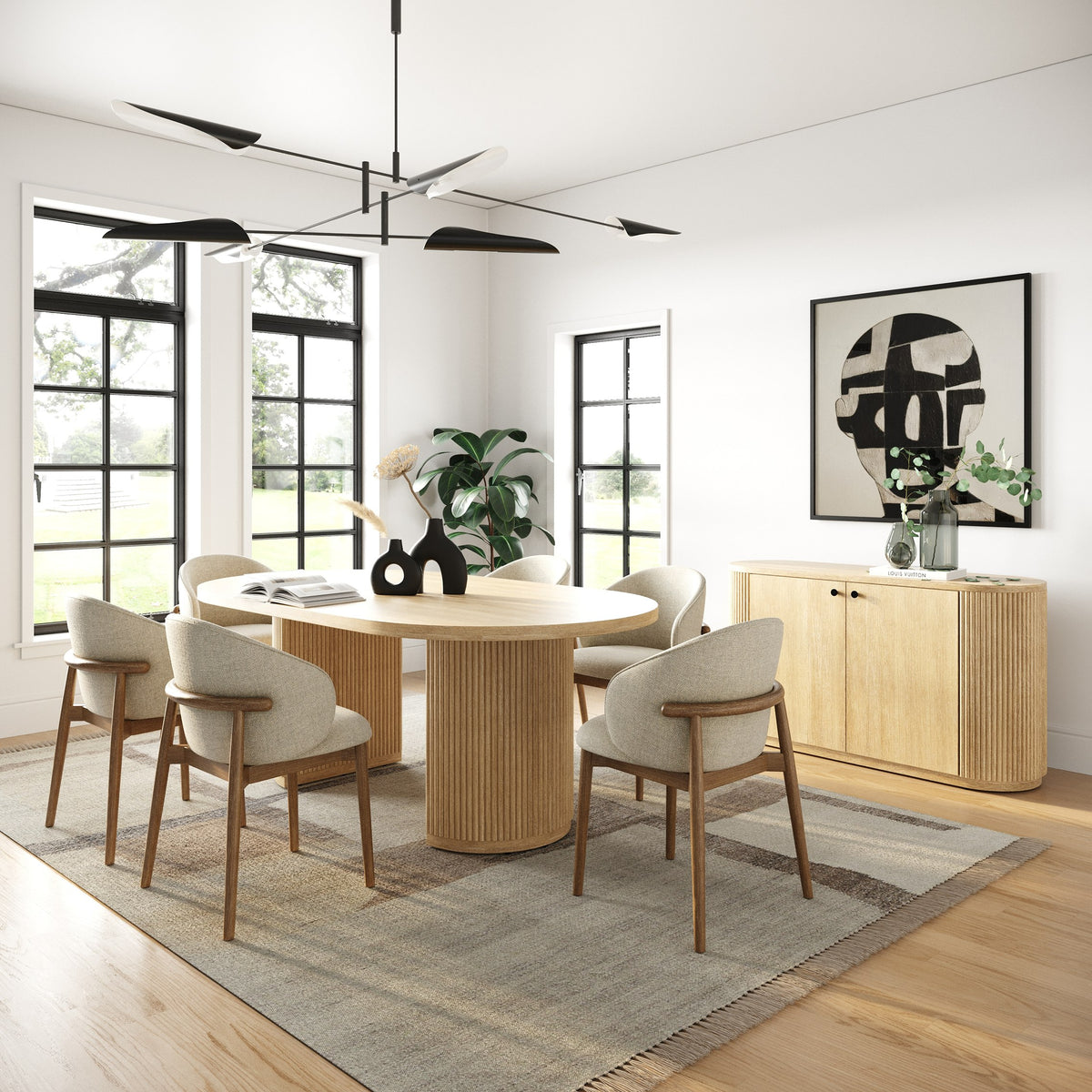Modrest Jacobson - Modern Natural Acacia Buffet
