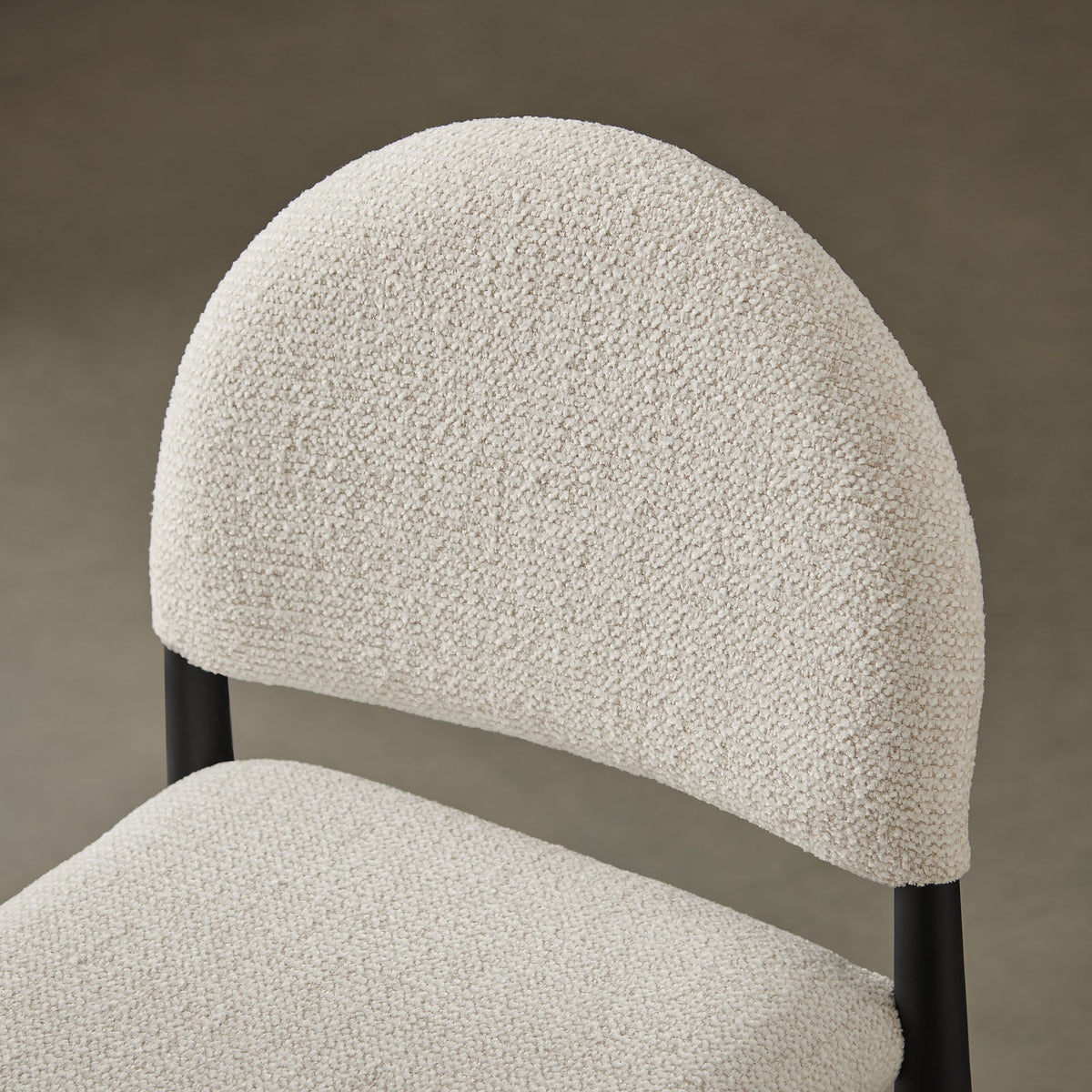 Julian Stool - Black Cream