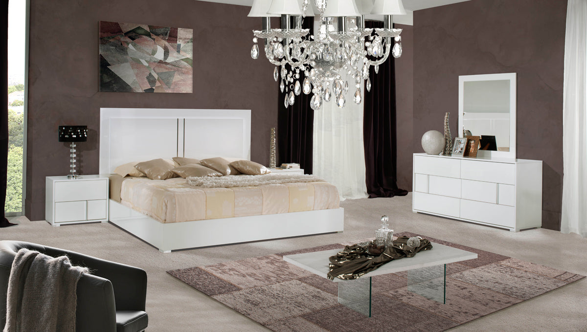 Modrest Nicla Italian Modern White Dresser