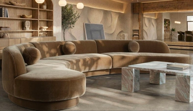 Jezebel Curved sectional