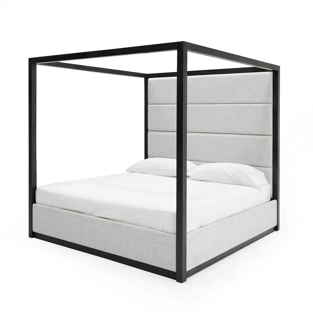 Calamigos Contemporary Canopy Grey Bed -queen