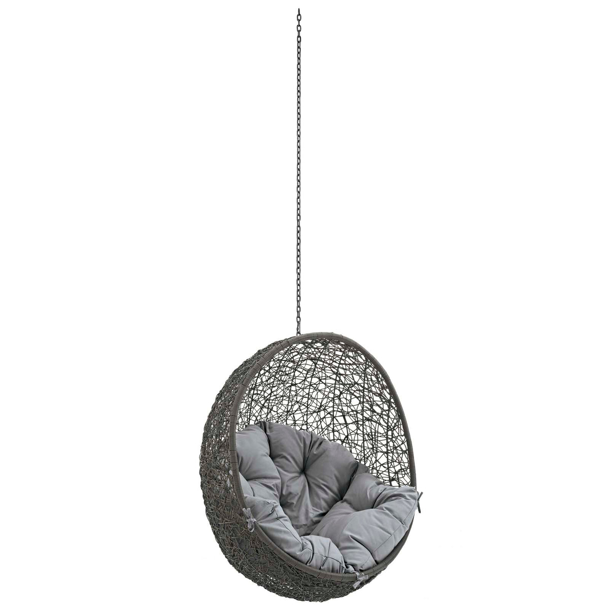 Hide Outdoor Patio Swing Chair Without Stand by in Gray