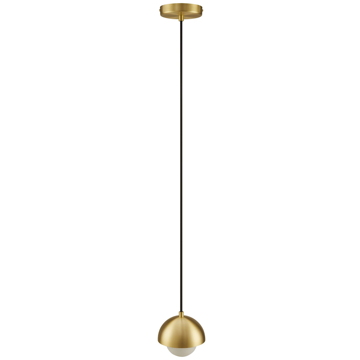 Eclipse Globe Pendant Light  in Brass