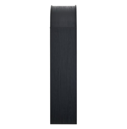 Evie Arched Wide Bookcase Display Cabinet  in Black