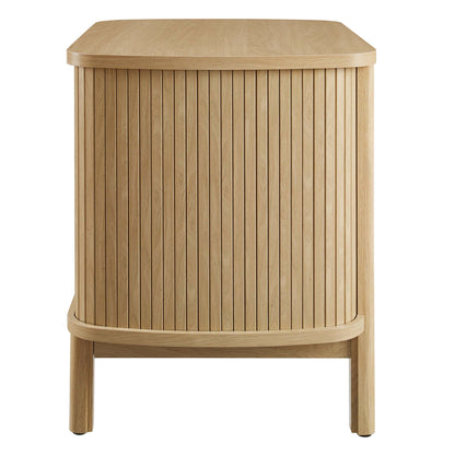 Valencia 2-Drawer Nightstand in Natural Oak