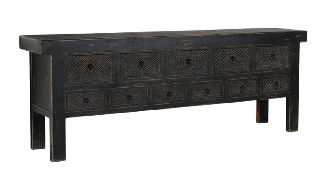 Lahey 93" Solid Reclaimed Wood Console Table