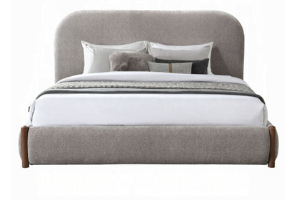 Colene Queen bed with storage upholstered in performance fabric
