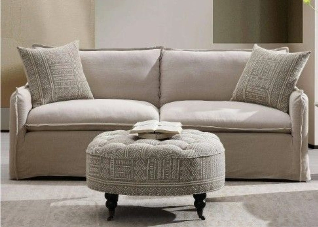Lena Dupe Slipcover Sofa