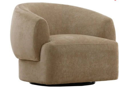 Jasper San Swivel chair upholstered in performance chenille