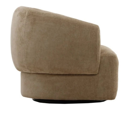 Jasper San Swivel chair upholstered in performance chenille