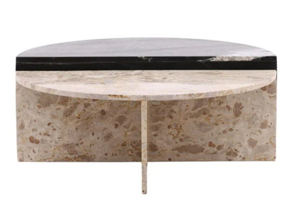 Ying Yang Solid Marble Coffee Table
