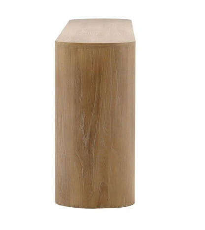Maven Solid Elm Natural Wood Sideboard