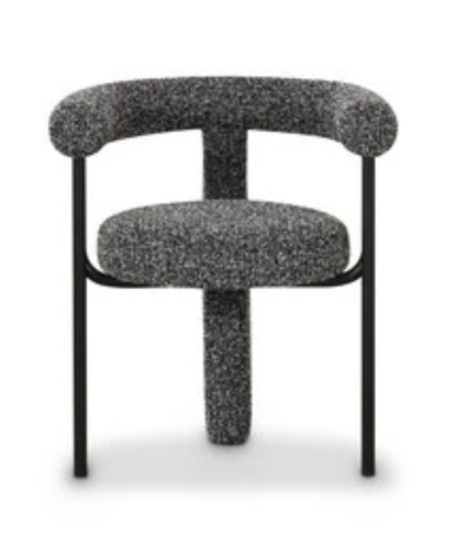 Mod Black Performance Boucle Dining Chair