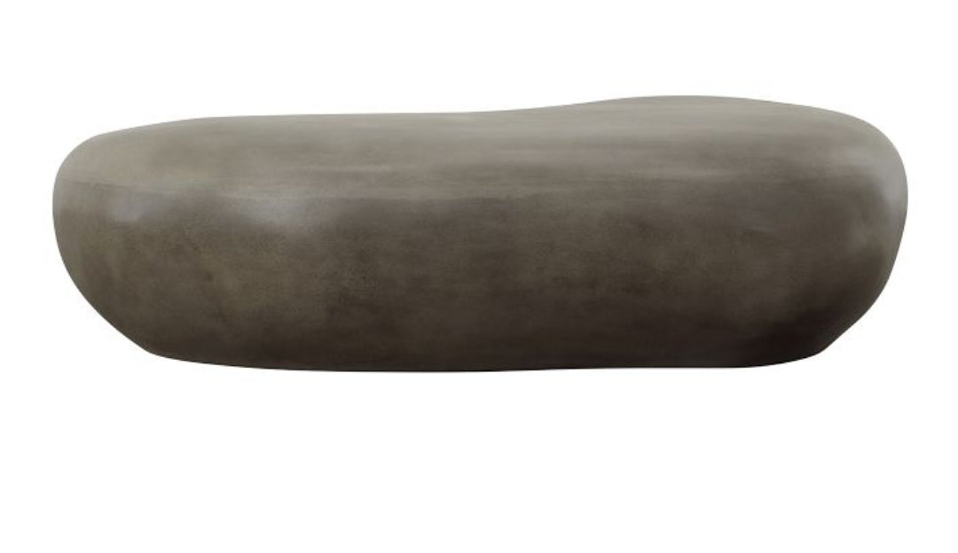 Brand New 61" West Elm Rieta Oval Concrete Coffee Table