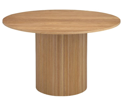 Ella Circular Wood Dining with slatted base
