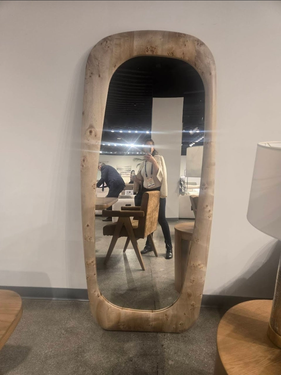 Terra Burl wood Mirror