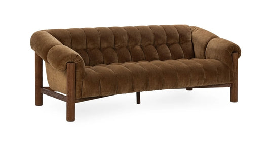 Isla Tufted Sofa - Cognac