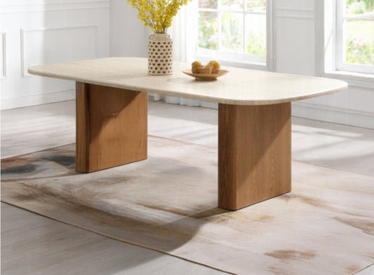 Marlow Travertine Dining
