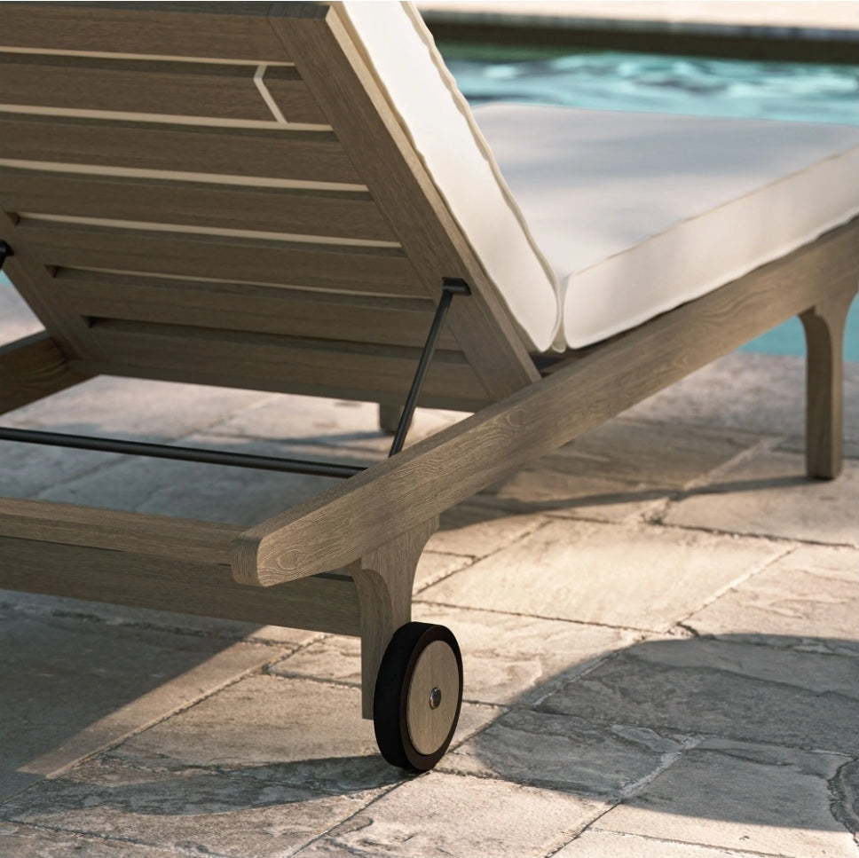 Laguna Solid Teak lounger