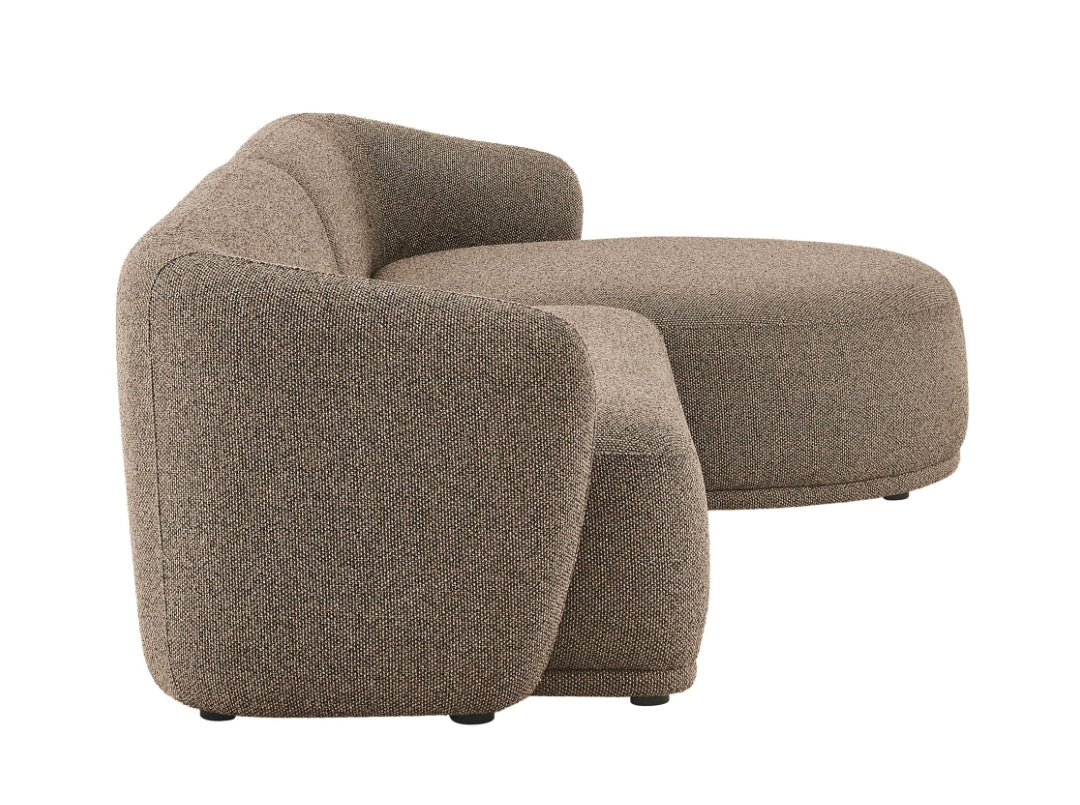 Faye sectional - Mushroom