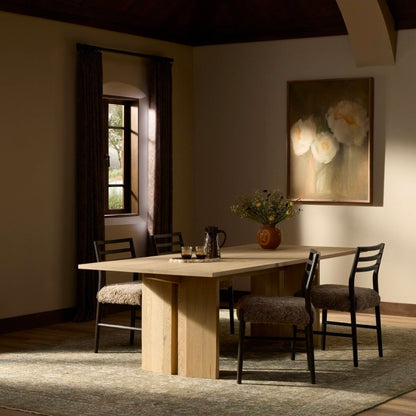 Emerald Solid Oak Dining Table