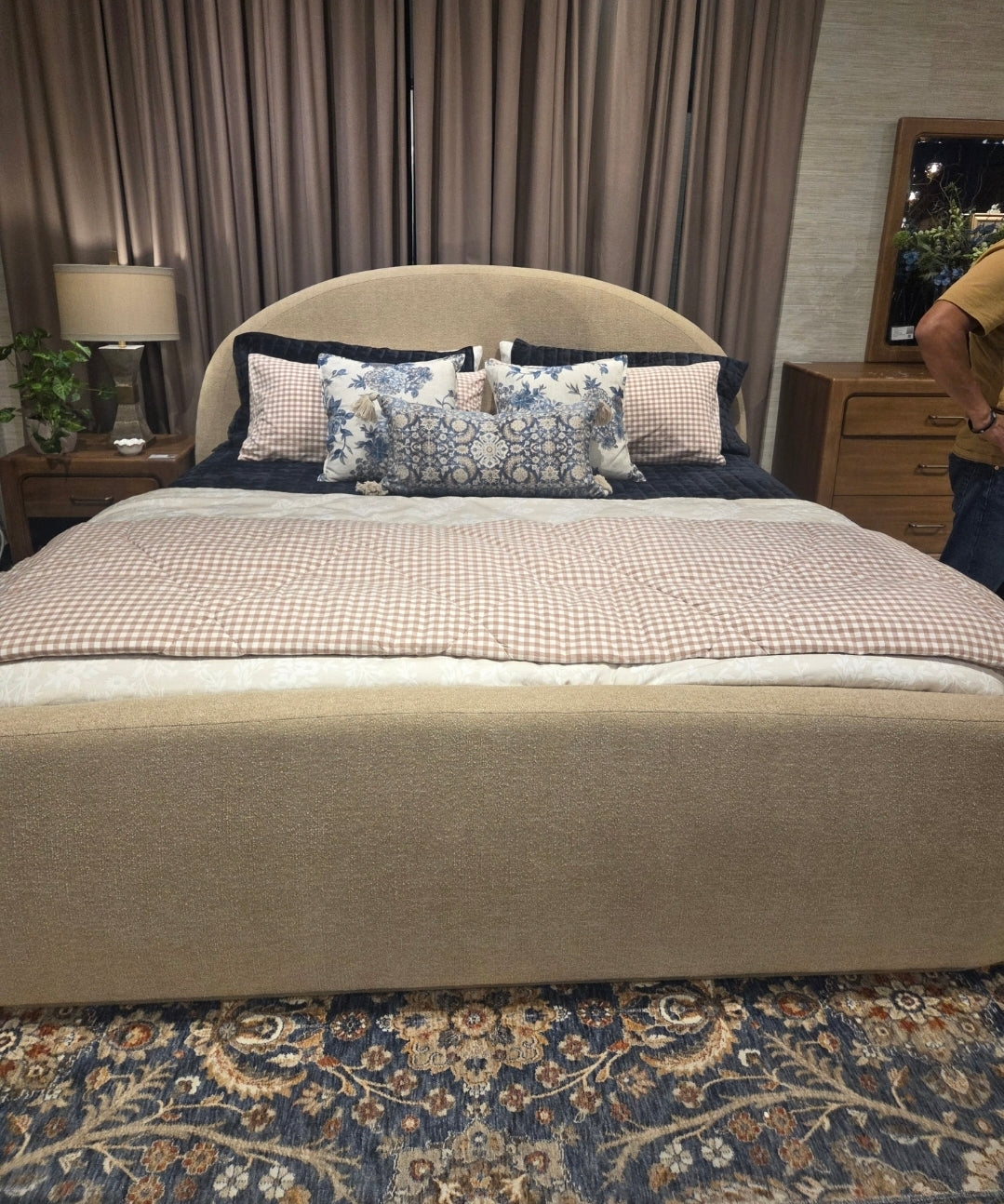 Nabina Upholstered Bed