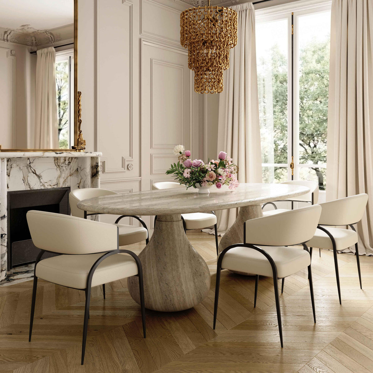 Kobe Leather Dining Chair