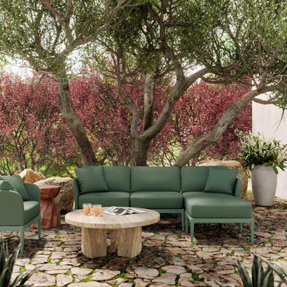 Kapri Moss Green Modular Outdoor Sectional