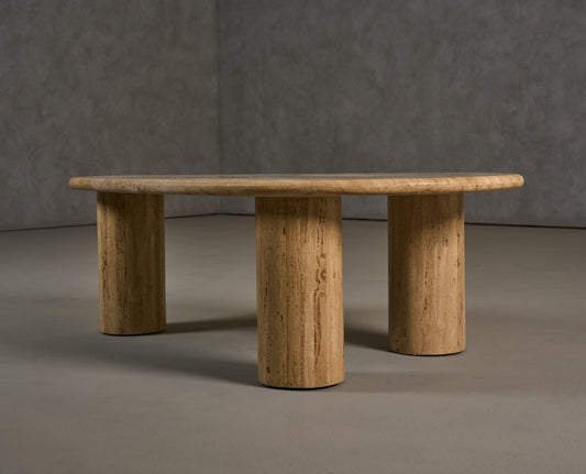 Gracie Travertine Coffee Table