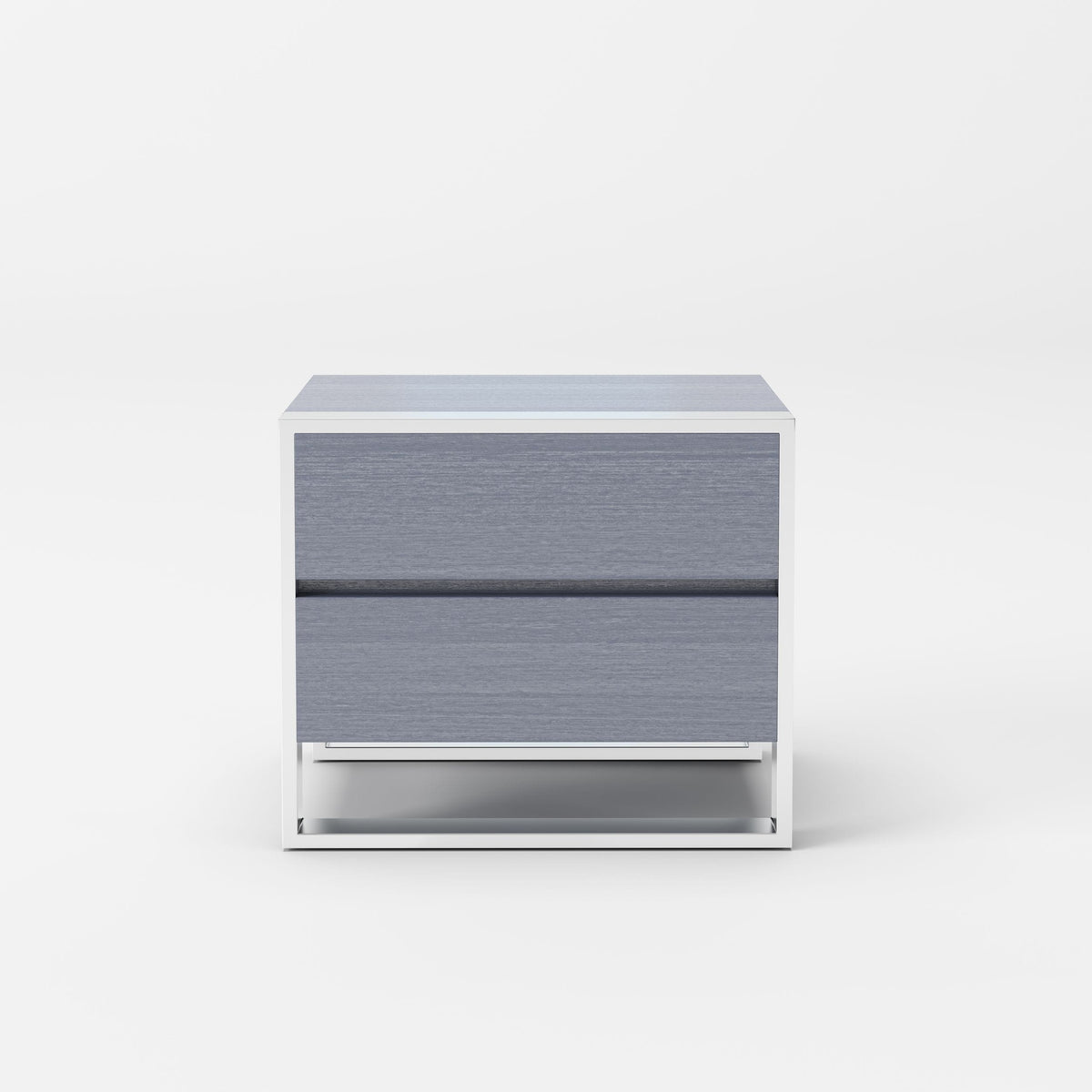 Modrest Jolene - Modern Grey Nightstand