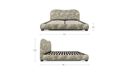 Joyce Upholstered Bed - Queen