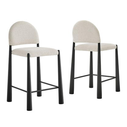 Julian Stool - Black Cream