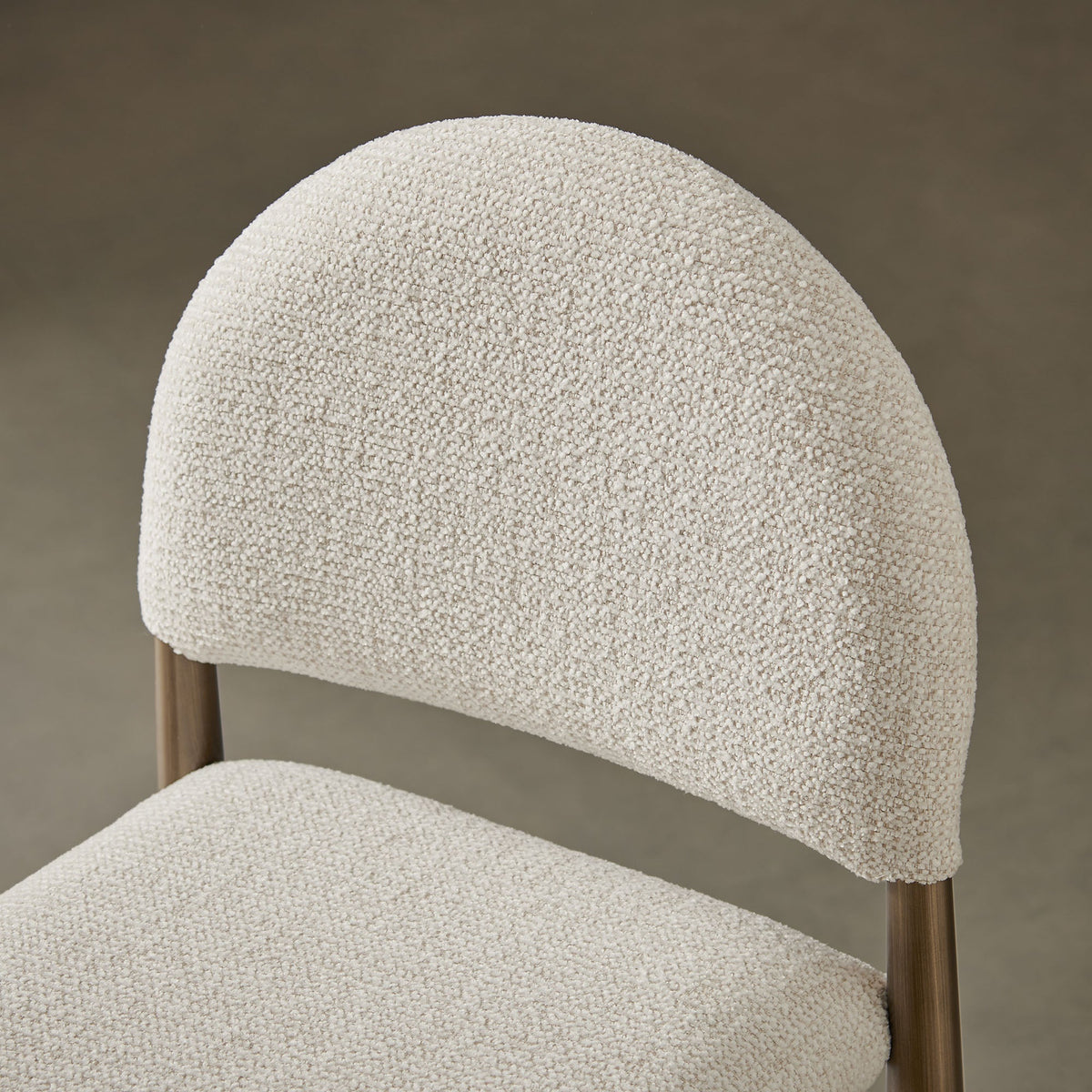 Julian Stool - Brass Cream