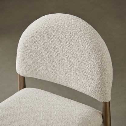 Julian Stool - Brass Cream
