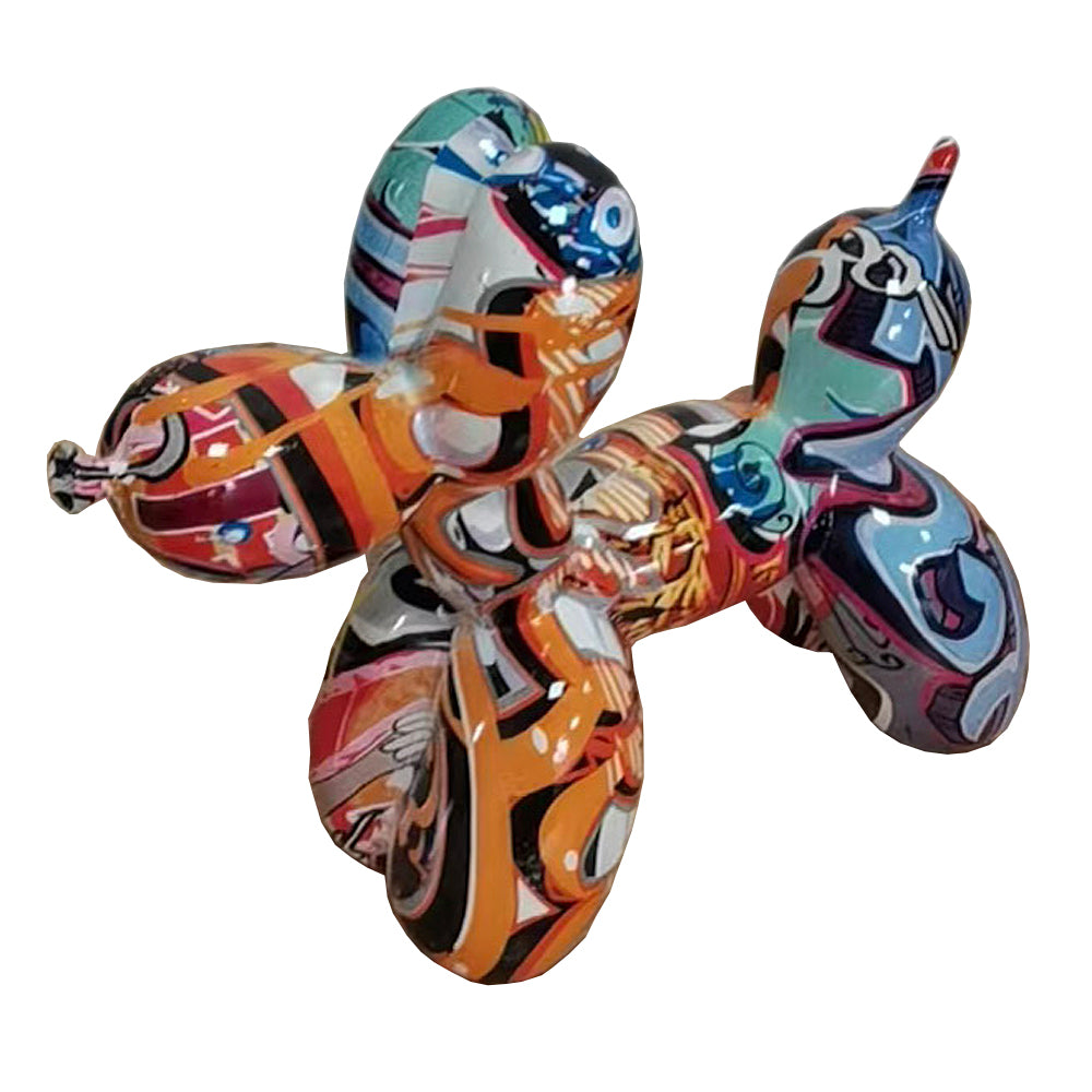 Modrest Graffiti Balloon Dog Modern Multi-Color Sculpture
